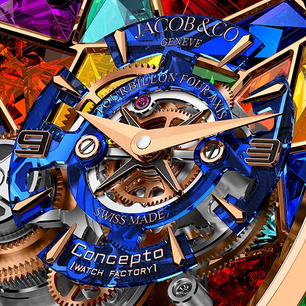 Jacob Co. Astronomia Only Watch dial