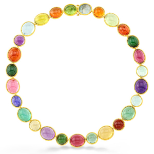 Rahaminov multicolored cabochon necklace